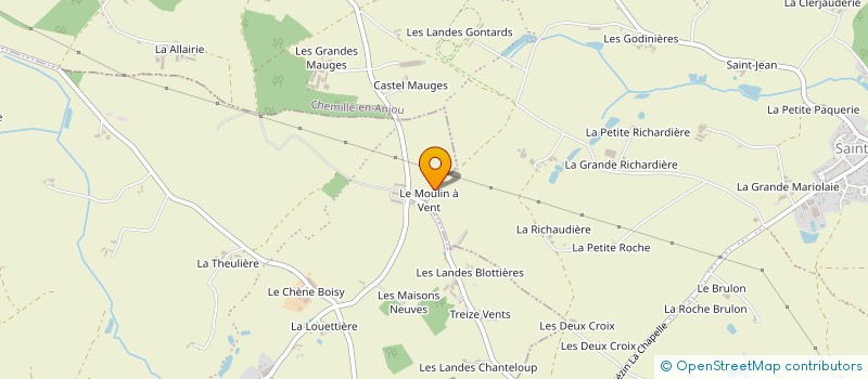 localisation de l'entreprise MONSIEUR THIERRY SECHER  CHEMILLE-EN-ANJOU