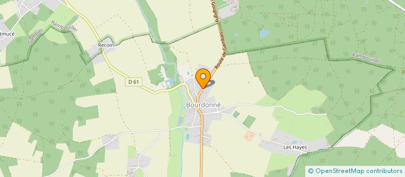 localisation de l'entreprise MONSIEUR THIERRY SEIGNEURET  BOURDONNE