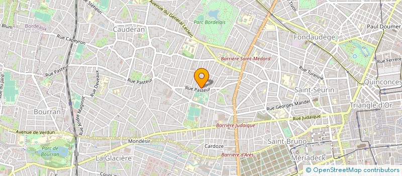 localisation de l'entreprise MONSIEUR THIERRY SEMENOUX à BORDEAUX