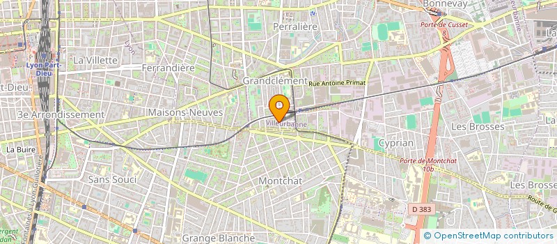 localisation de l'entreprise MONSIEUR THIERRY SEMON  VILLEURBANNE