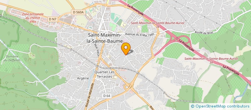 localisation de l'entreprise MONSIEUR THIERRY SEMPERE à SAINT-MAXIMIN-LA-SAINTE-BAUME