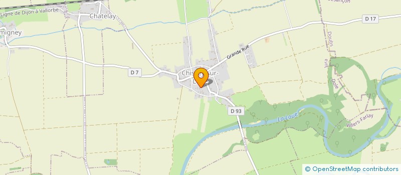 localisation de l'entreprise MONSIEUR THIERRY SENOT  CHISSEY-SUR-LOUE