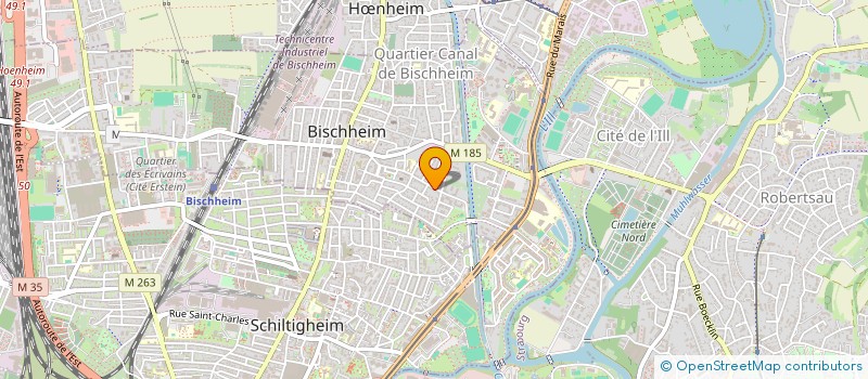 localisation de l'entreprise MONSIEUR THIERRY SENSENBRENNER à BISCHHEIM