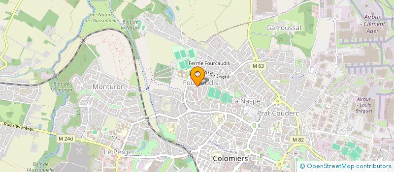 localisation de l'entreprise MONSIEUR THIERRY SENTES à COLOMIERS