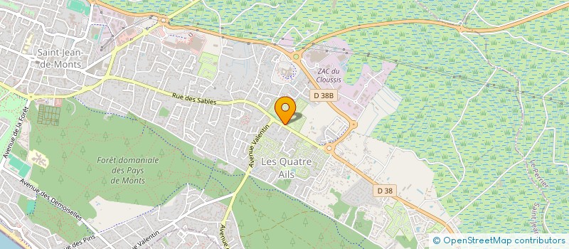 localisation de l'entreprise MONSIEUR THIERRY SERET  SAINT-JEAN-DE-MONTS