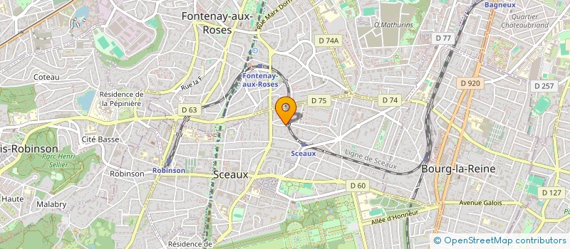 localisation de l'entreprise MONSIEUR THIERRY SERGENT à SCEAUX