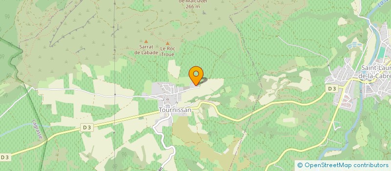 localisation de l'entreprise MONSIEUR THIERRY SERRA  TOURNISSAN