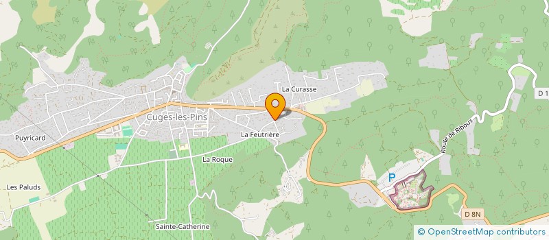 localisation de l'entreprise MONSIEUR THIERRY SERVANT  CUGES-LES-PINS