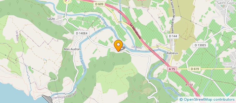 localisation de l'entreprise MONSIEUR THIERRY SERVEL  LACOSTE