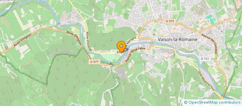 localisation de l'entreprise MONSIEUR THIERRY SEU  VAISON-LA-ROMAINE