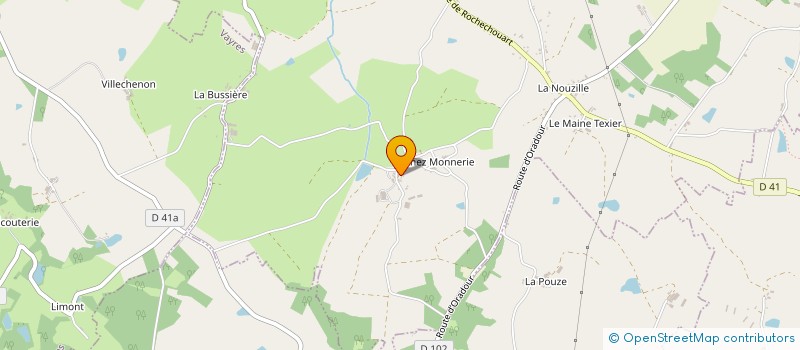 localisation de l'entreprise MONSIEUR THIERRY SIAUDEAU  SAINT-AUVENT