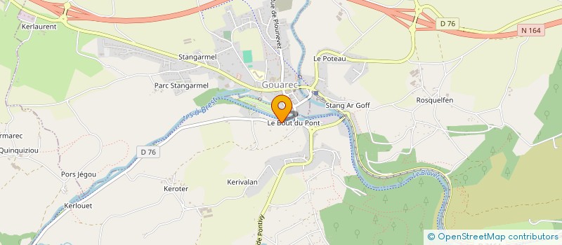 localisation de l'entreprise MONSIEUR THIERRY SIAUDEAU  PLELAUFF