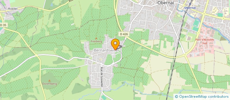 localisation de l'entreprise MONSIEUR THIERRY SIGRIST  BERNARDSWILLER