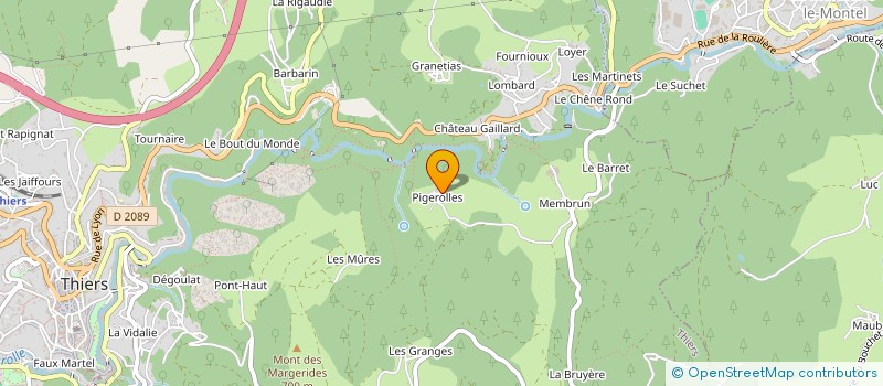 localisation de l'entreprise MONSIEUR THIERRY SILBANDE à THIERS