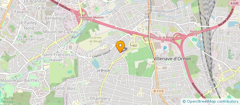 localisation de l'entreprise MONSIEUR THIERRY SILENE  VILLENAVE-D'ORNON