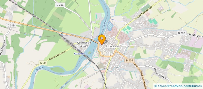 localisation de l'entreprise MONSIEUR THIERRY SILVESTRINI  AUXONNE