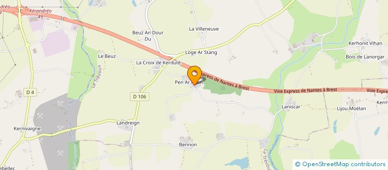 localisation de l'entreprise MONSIEUR THIERRY SIMON à LE TREVOUX