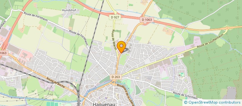 localisation de l'entreprise MONSIEUR THIERRY SINGER à HAGUENAU