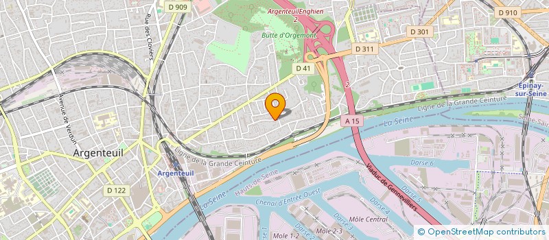 localisation de l'entreprise MONSIEUR THIERRY SIVI  ARGENTEUIL