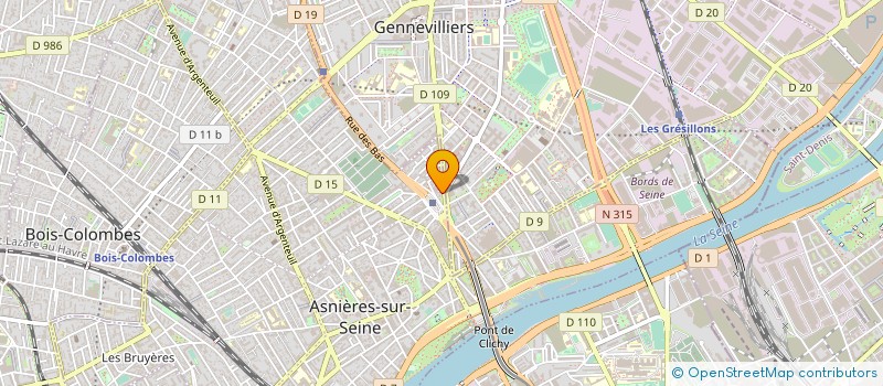 localisation de l'entreprise MONSIEUR THIERRY SMIL  ASNIERES-SUR-SEINE