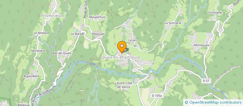 localisation de l'entreprise MONSIEUR THIERRY SOLE  QUAIX-EN-CHARTREUSE