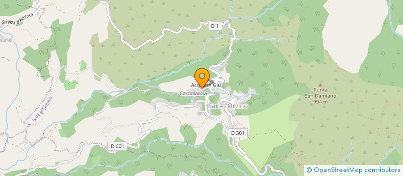 localisation de l'entreprise MONSIEUR THIERRY SOLLIER  SARI D'ORCINO