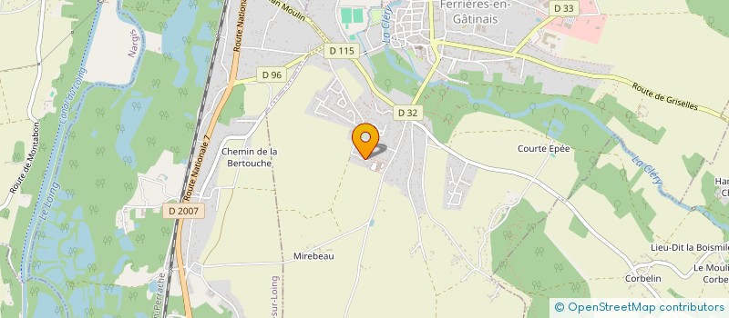 localisation de l'entreprise MONSIEUR THIERRY SONINA à FERRIERES-EN-GATINAIS