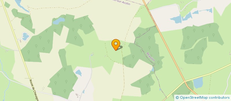 localisation de l'entreprise MONSIEUR THIERRY SONNIER  THIEL-SUR-ACOLIN