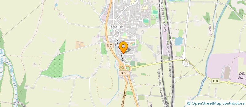 localisation de l'entreprise MONSIEUR THIERRY SONZOGNI JOURDAN  LAPALUD