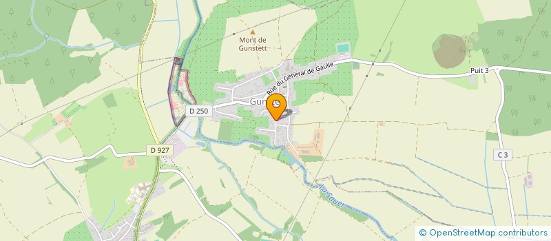 localisation de l'entreprise MONSIEUR THIERRY SORG  GUNSTETT