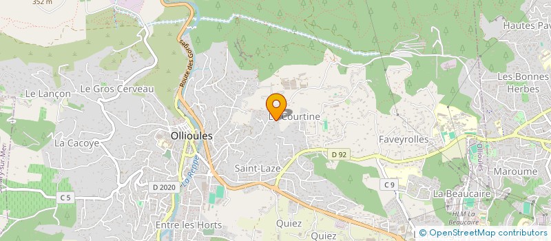 localisation de l'entreprise MONSIEUR THIERRY SORIANO  OLLIOULES