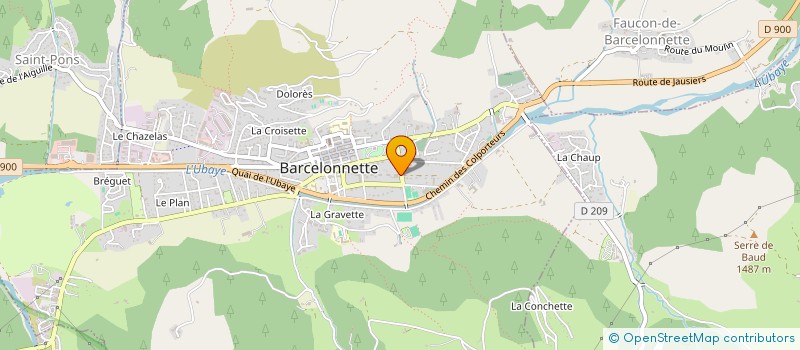 localisation de l'entreprise MONSIEUR THIERRY SOUCHE à BARCELONNETTE
