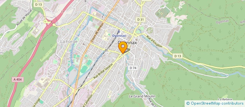 localisation de l'entreprise MONSIEUR THIERRY SOUCHERE à OYONNAX