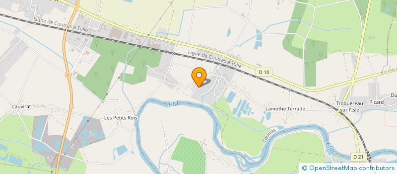 localisation de l'entreprise MONSIEUR THIERRY SOUILLE  COUTRAS