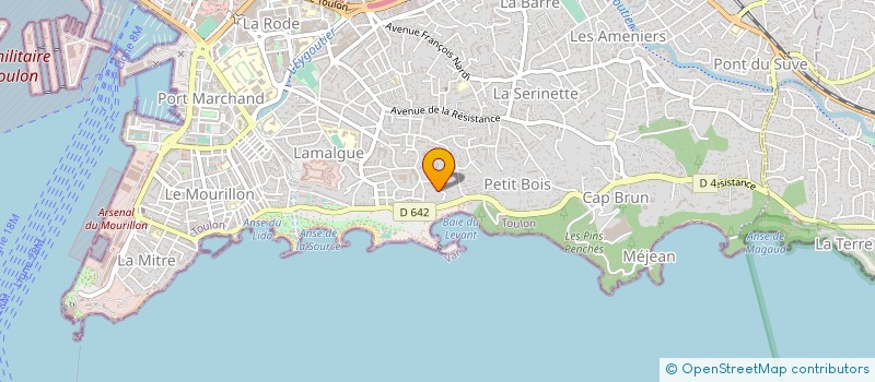 localisation de l'entreprise MONSIEUR THIERRY SPADA  TOULON