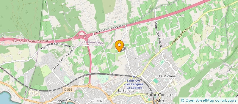 localisation de l'entreprise MONSIEUR THIERRY SPARACIA à SAINT-CYR-SUR-MER