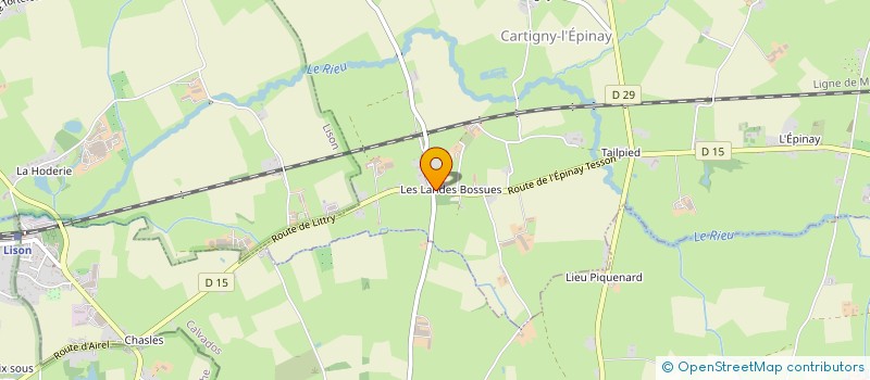 localisation de l'entreprise MONSIEUR THIERRY SPLINGART  CARTIGNY-L'EPINAY