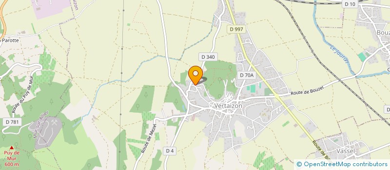 localisation de l'entreprise MONSIEUR THIERRY STINNEN  VERTAIZON