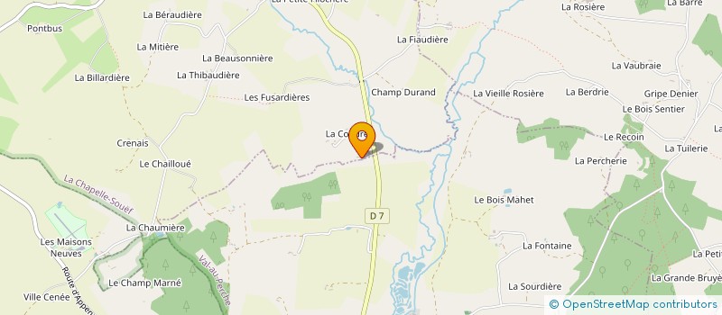 localisation de l'entreprise MONSIEUR THIERRY SUEUR à LA CHAPELLE-SOUEF