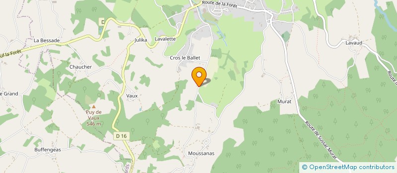 localisation de l'entreprise MONSIEUR THIERRY SUEUR à LA CROISILLE-SUR-BRIANCE