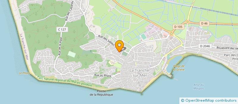 localisation de l'entreprise MONSIEUR THIERRY SULLET à LA TRANCHE-SUR-MER