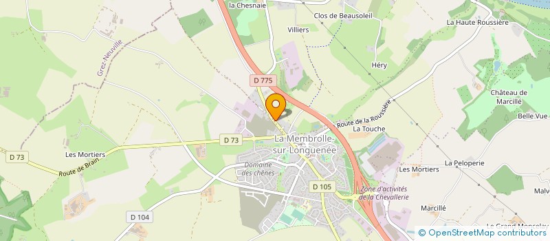 localisation de l'entreprise MONSIEUR THIERRY SUTEAU à LONGUENEE-EN-ANJOU