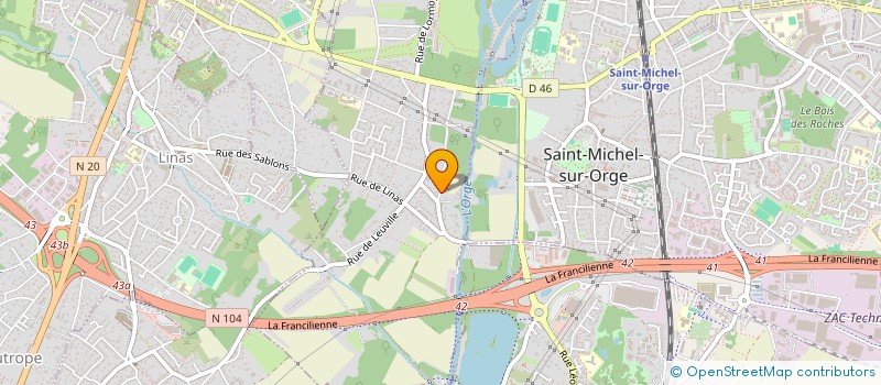 localisation de l'entreprise MONSIEUR THIERRY SVEREDO à LONGPONT-SUR-ORGE