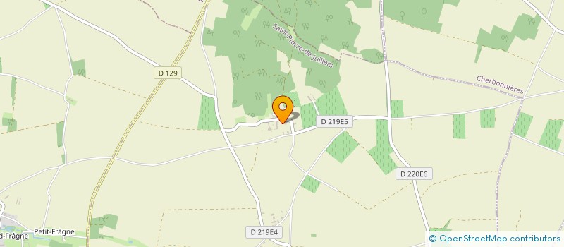 localisation de l'entreprise MONSIEUR THIERRY TABEAU  SAINT-PIERRE-DE-JUILLERS