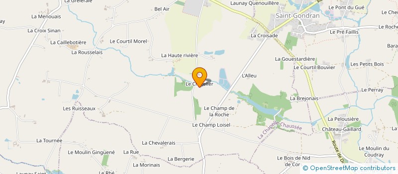 localisation de l'entreprise MONSIEUR THIERRY TAFIN à LA CHAPELLE-CHAUSSEE
