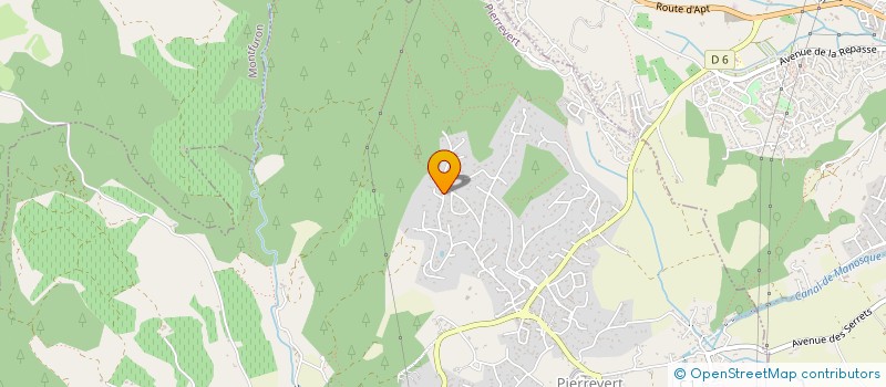 localisation de l'entreprise MONSIEUR THIERRY TAHORET  PIERREVERT