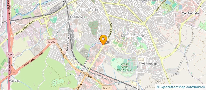 localisation de l'entreprise MONSIEUR THIERRY TALAVAN  PERPIGNAN