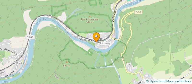 localisation de l'entreprise MONSIEUR THIERRY TALBOTIER  LAISSEY