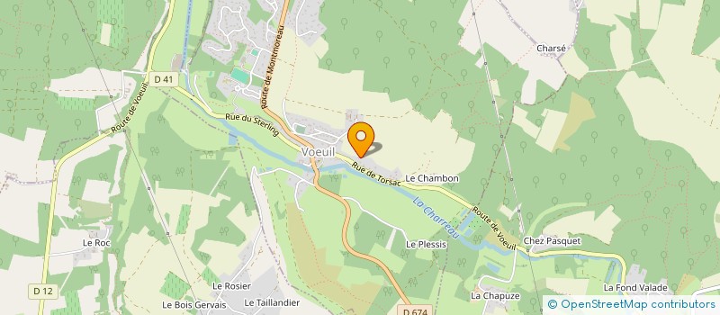localisation de l'entreprise MONSIEUR THIERRY TAMELIN à VŒUIL-ET-GIGET