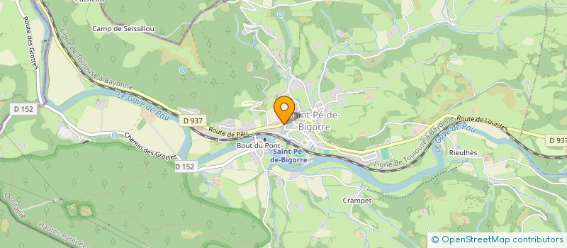 localisation de l'entreprise MONSIEUR THIERRY TANGUY  SAINT-PE-DE-BIGORRE